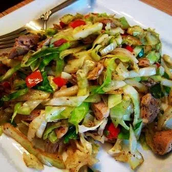 Chicken cabbage stir fry