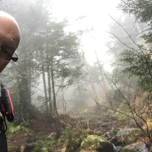 Like walking up a brook